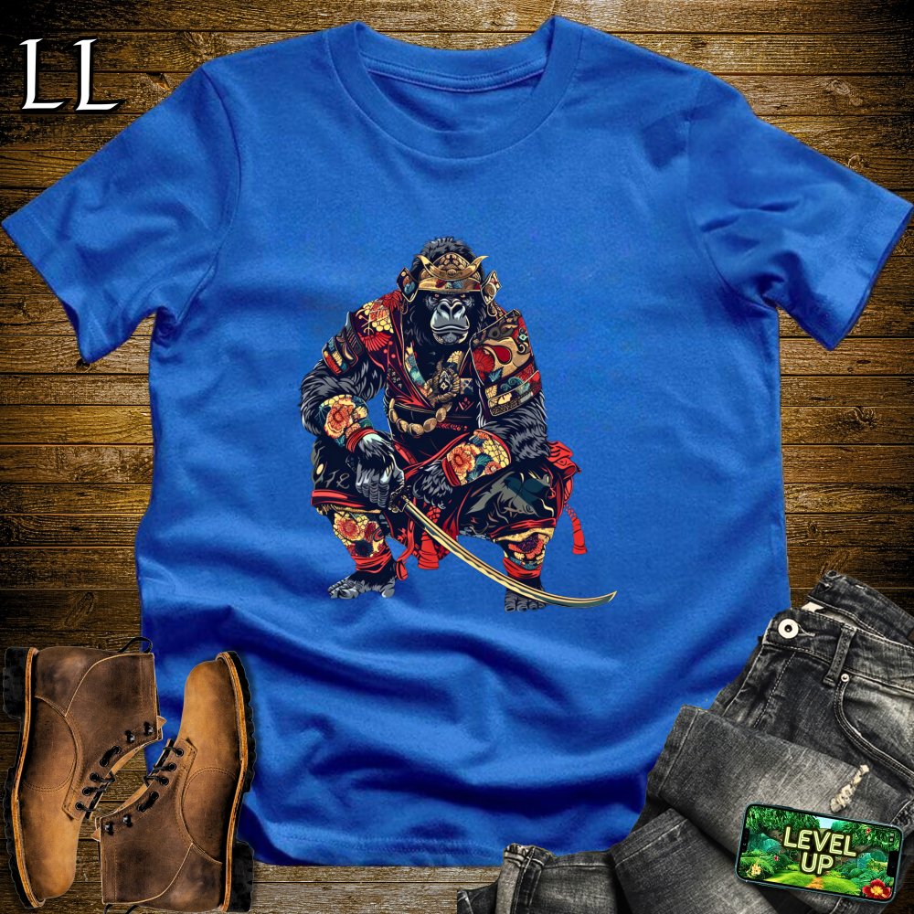Gorilla Samurai Royal Blue | Warrior Strength Tee