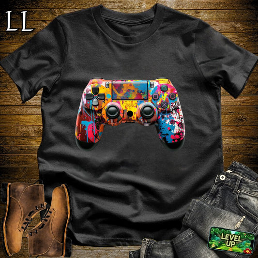 Graffiti Controller Softstyle Tee - Black - LegacyLayers