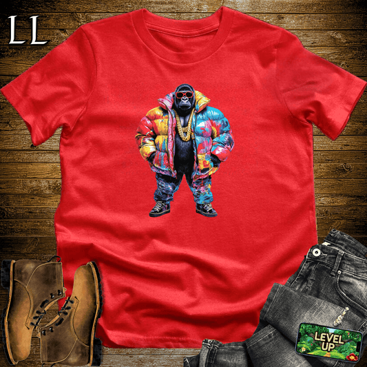 Graffiti Jacket Gorilla - Red - LegacyLayers