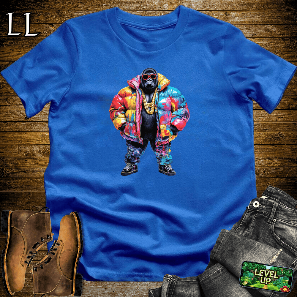 Graffiti Jacket Gorilla Royal | Urban Street Art
