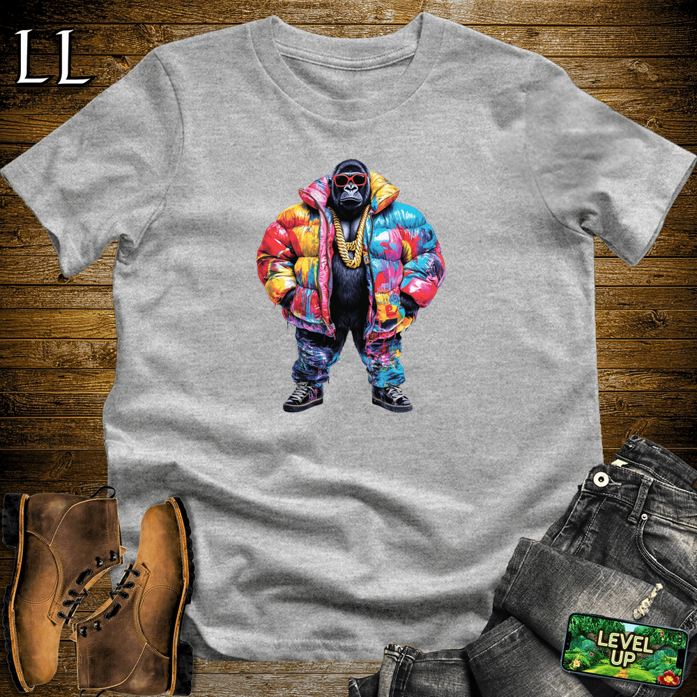 Graffiti Jacket Gorilla Sport Grey | Urban Street Art