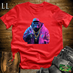 Graffiti King Cigar Gorilla Red | Gorilla Graphic Tee