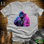Graffiti King Cigar Gorilla Sport Grey | Gorilla Graphic Tee