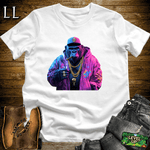Graffiti King Cigar Gorilla White | Gorilla Graphic Tee