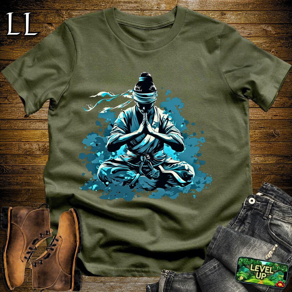 Gratitude Samurai Softstyle Tee - Military Green - LegacyLayers