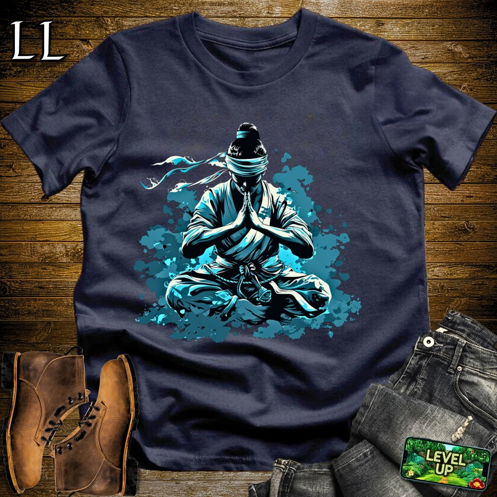 Gratitude Samurai Softstyle Tee - Navy - LegacyLayers