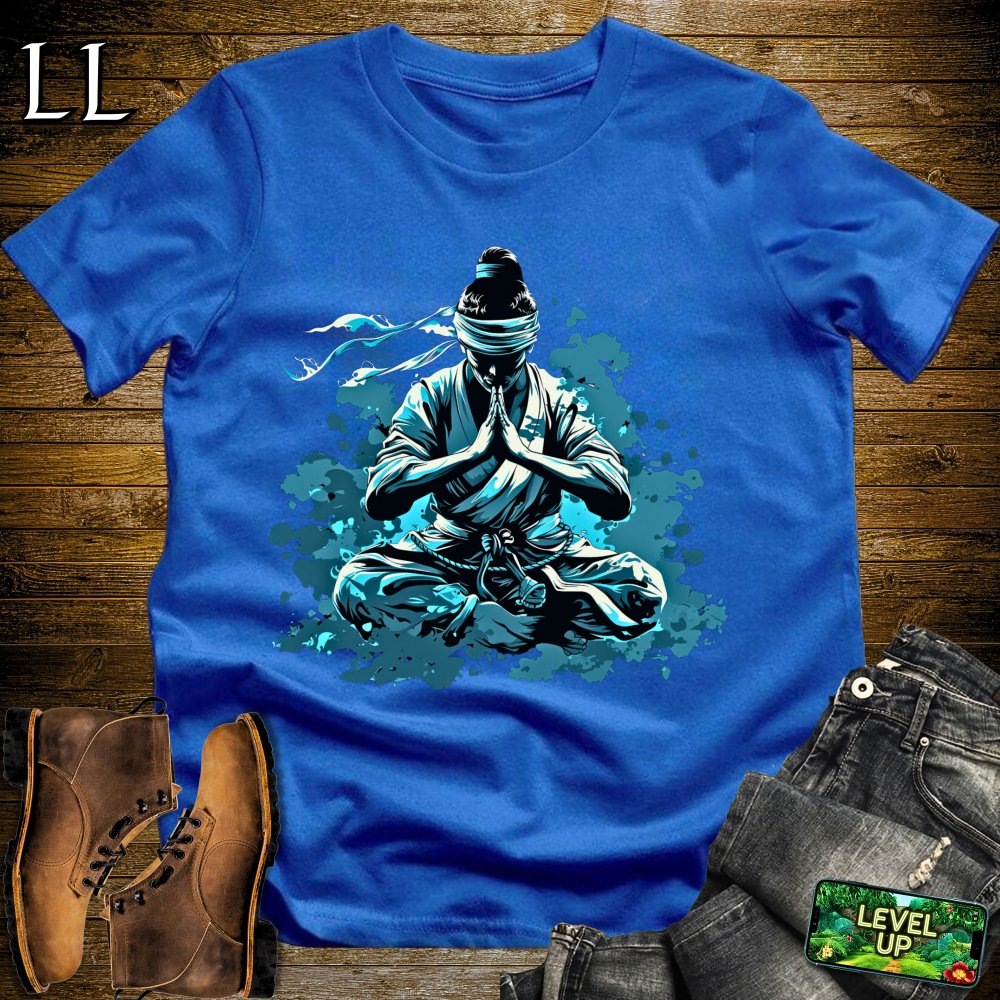 Gratitude Samurai Royal Blue | Thankful Warrior Tee