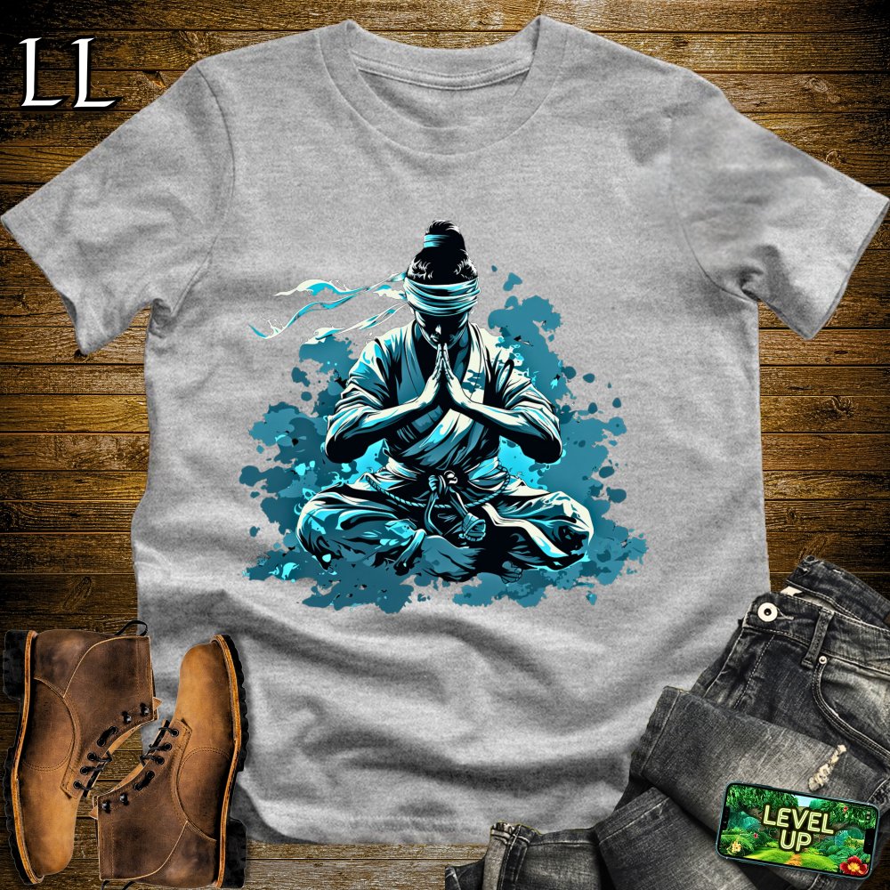 Gratitude Samurai Sport Grey | Thankful Warrior Tee