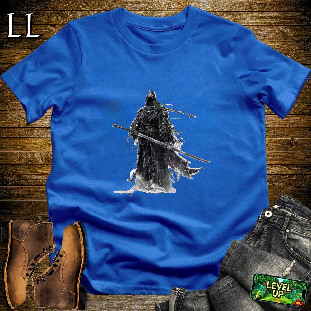 Grim Reaper Samurai Softstyle Tee - Royal - LegacyLayers