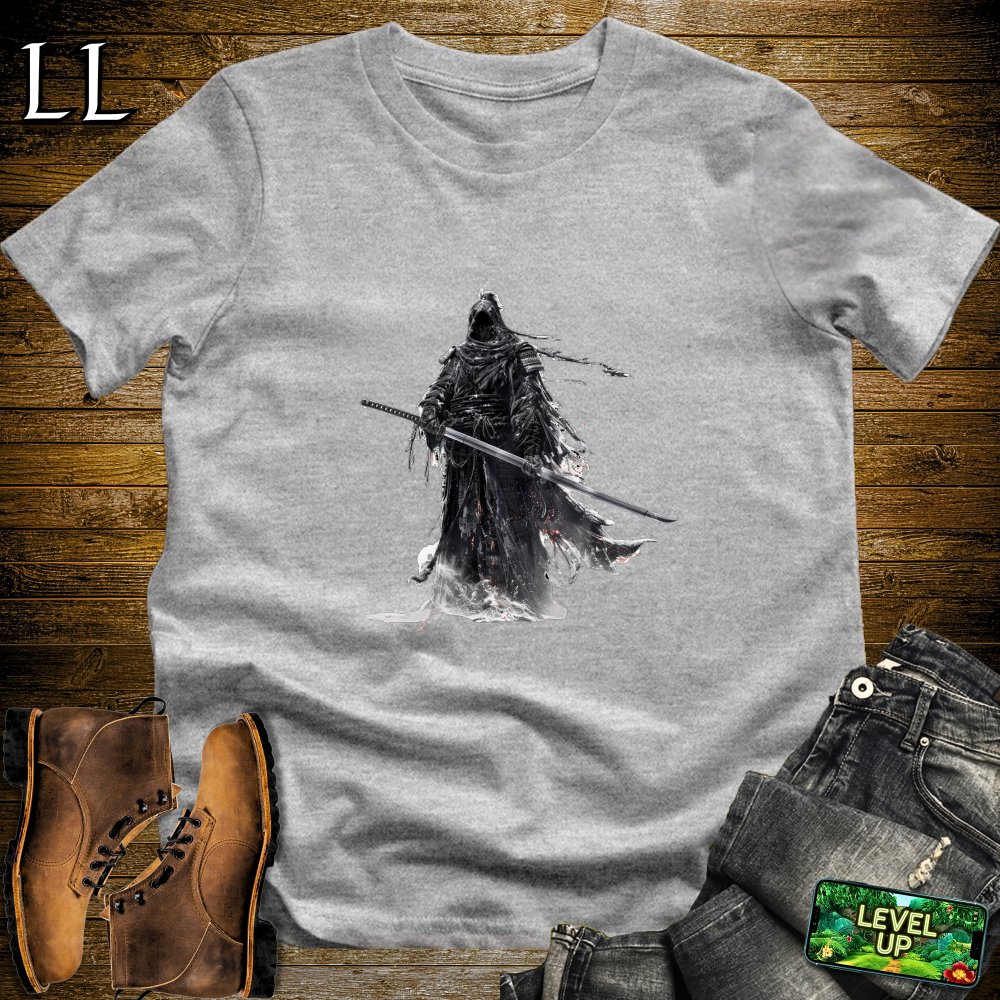 Grim Reaper Samurai Softstyle Tee - Sport Grey - LegacyLayers