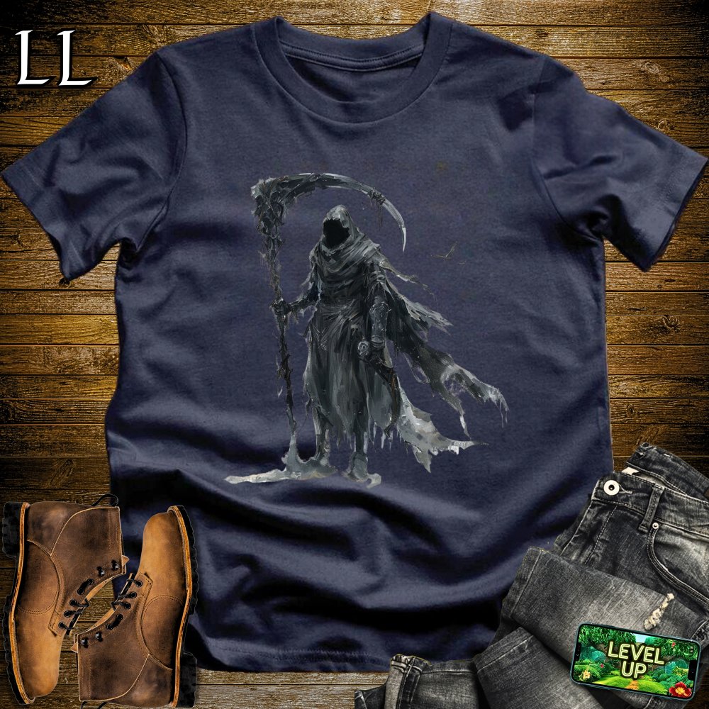 Grim Reapers Scythe Softstyle Tee - Navy - LegacyLayers