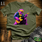 Guitar Star Gorilla Softstyle Tee Military Green | Music Lover Shirt