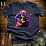 Guitar Star Gorilla Softstyle Tee Navy | Music Lover Shirt