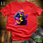 Guitar Star Gorilla Softstyle Tee Red | Music Lover Shirt