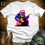 Guitar Star Gorilla Softstyle Tee White | Music Lover Shirt