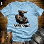 Gym Beast Beefcake Light Blue | Gym Motivation Tee
