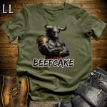 Gym Beast Beefcake Military Green | Gym Motivation Tee