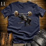 Gym Beast Bench Press Black Tiger Navy | Chest Tee