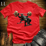 Gym Beast Bench Press Black Tiger Red | Chest Tee