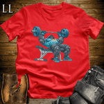 Bench Press Blue Gorilla Red | Chest Strength Tee