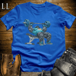 Bench Press Blue Gorilla Royal Blue | Chest Strength Tee