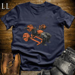 Gym Beast Bench Press Orange Gorilla Navy | Lift Tee