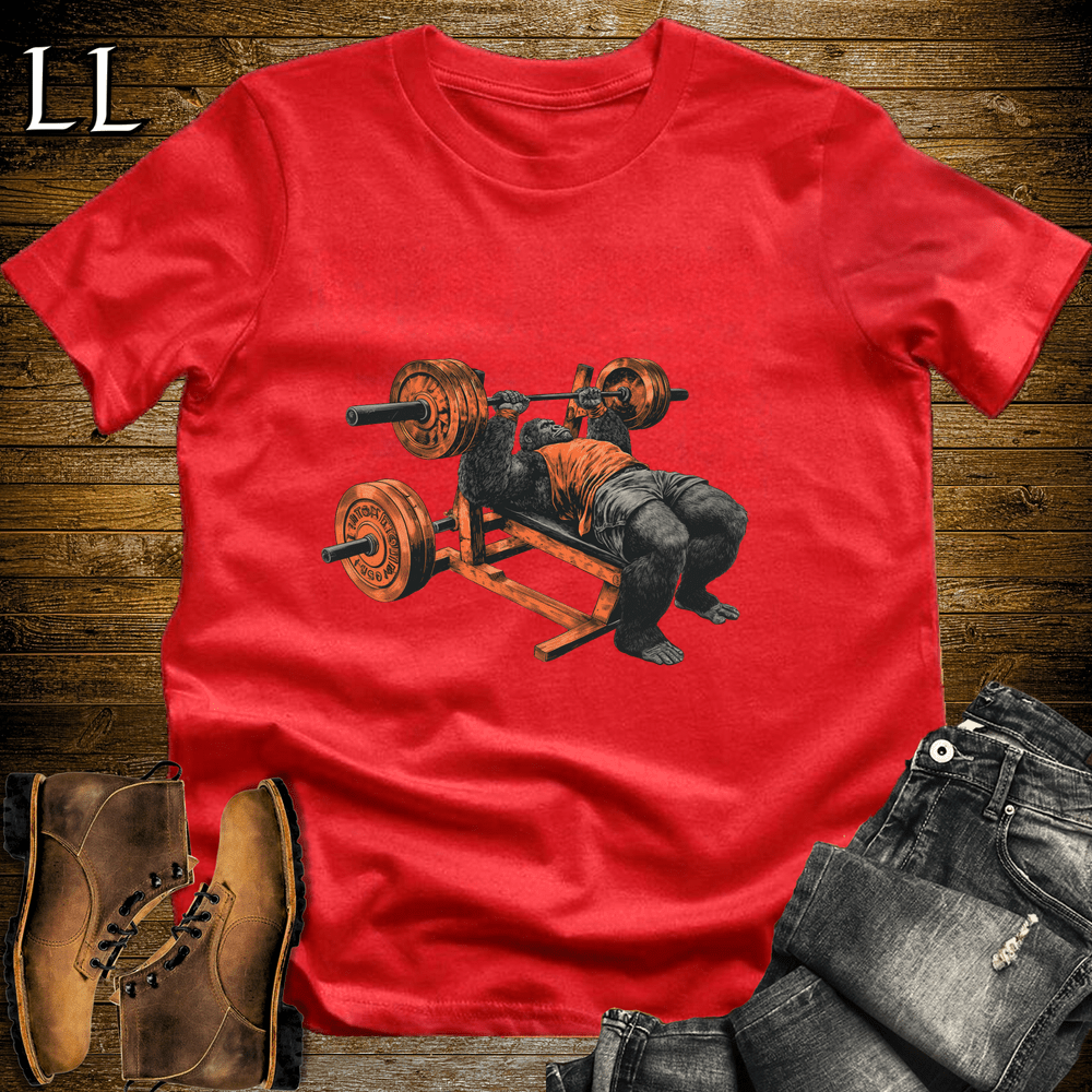 Gym Beast Bench Press Orange Gorilla - Red - LegacyLayers
