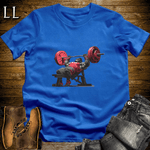 Gym Beast Bench Press Red Gorilla Royal | Fitness Gorilla Tee