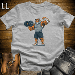Gym Beast Bicep Curl Bengal Tiger - Sport Grey - LegacyLayers