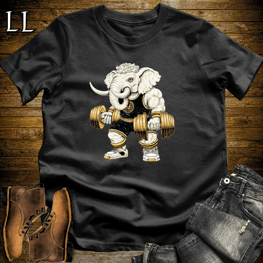 Gym Beast Bicep Curl White Elephant - Black - LegacyLayers