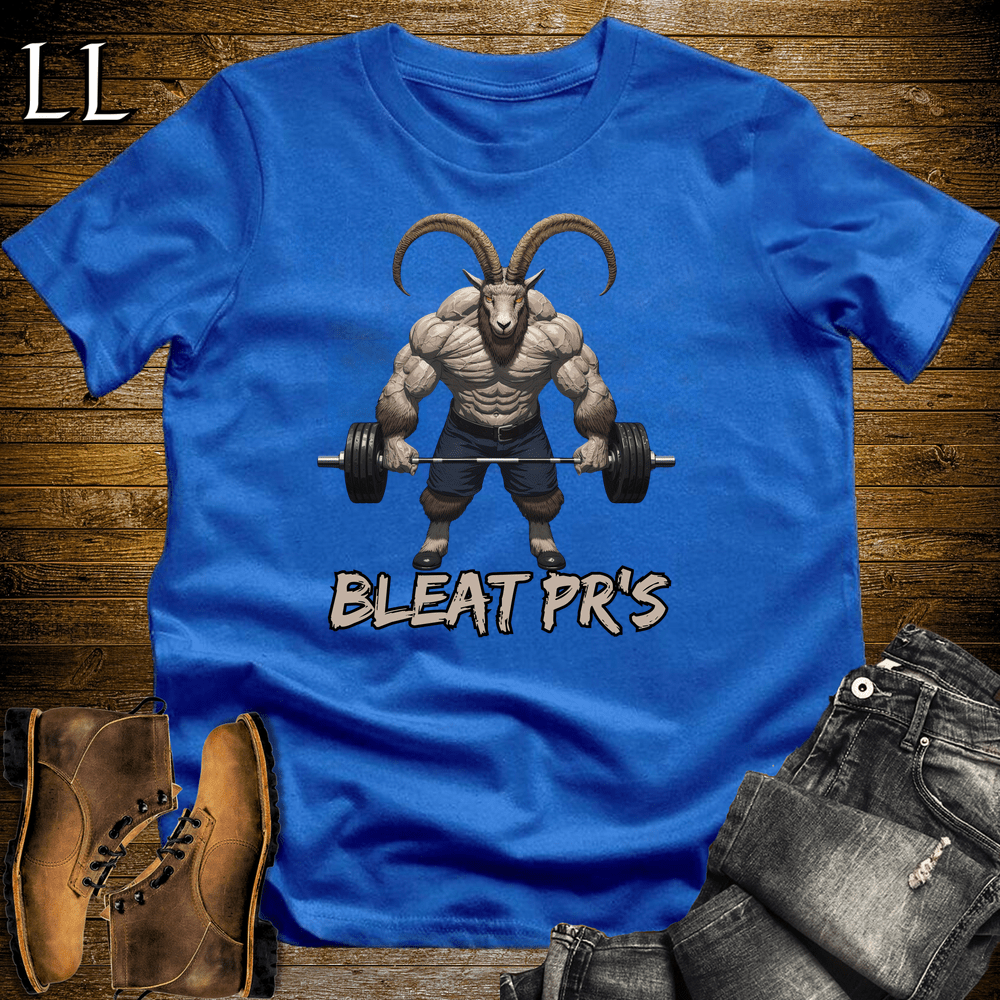Gym Beast Bleat Press Royal | Funny Farm Tee