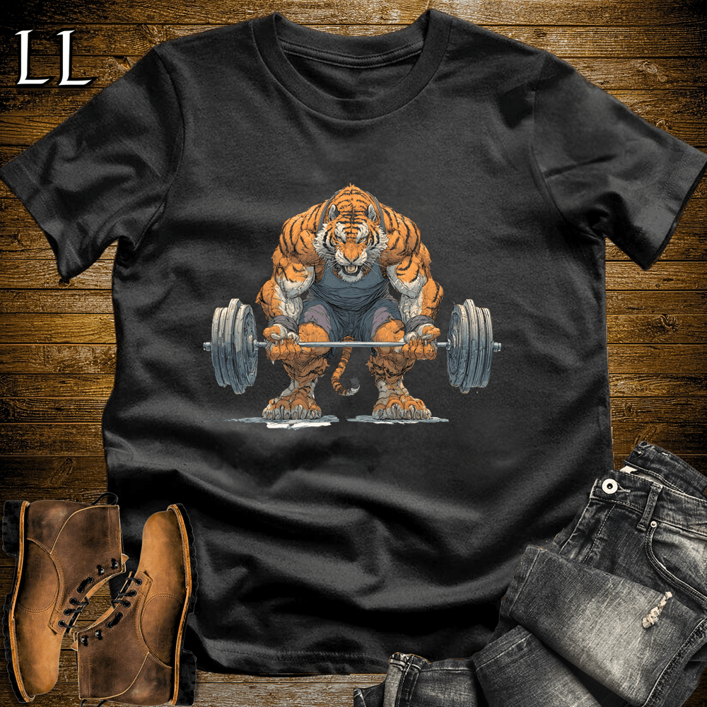 Gym Beast Deadlift Bengal Tiger Black | Strength Tee