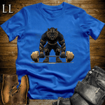 Gym Beast Deadlift Black Tiger Royal Blue | Gym Strength Tee