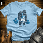 Gym Beast Deadlift Blue Gorilla Light Blue | Strength Tee