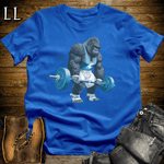 Gym Beast Deadlift Blue Gorilla Royal Blue | Strength Tee