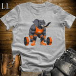 Gym Beast Deadlift Grey Elephant Sport Grey | Strength Tee