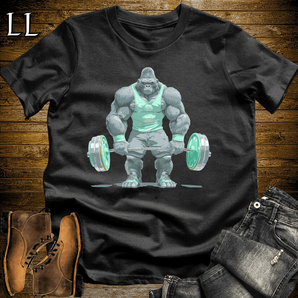 Deadlift Mint Gorilla Black | Gorilla Gym Shirt
