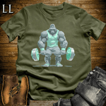 Deadlift Mint Gorilla Military Green | Gorilla Gym Shirt