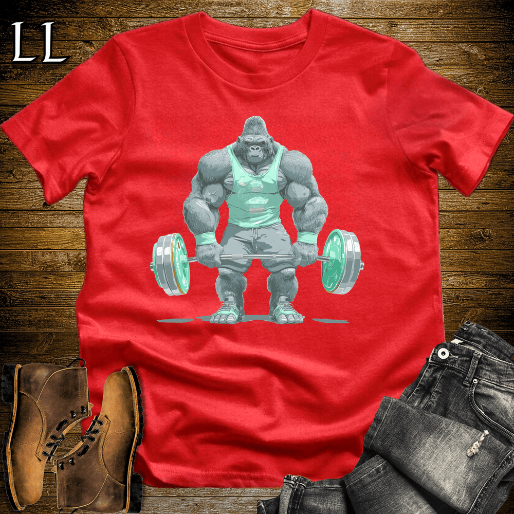 Gym Beast Deadlift Mint Gorilla - Red - LegacyLayers