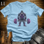 Deadlift Purple Gorilla Light Blue | Gorilla Gym Shirt