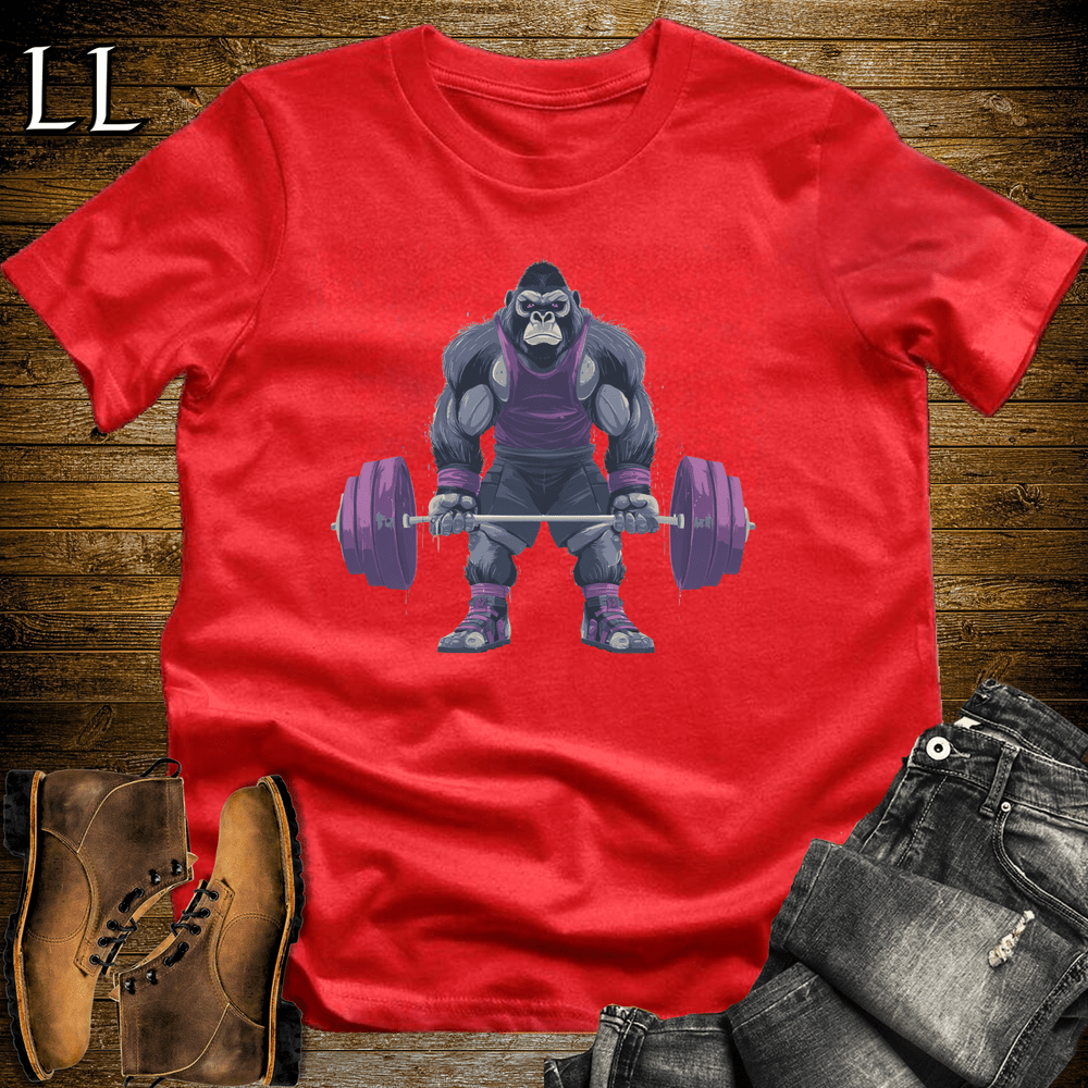Gym Beast Deadlift Purple Gorilla - Red - LegacyLayers