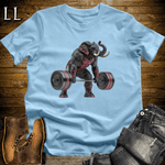 Deadlift Red Elephant Light Blue | Elephant Gym Shirt