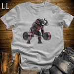 Deadlift Red Elephant Sport Grey | Elephant Gym Shirt