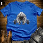 Gym Beast Deadlift Siberian Tiger Royal Blue | Lifting Tee