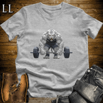 Gym Beast Deadlift Siberian Tiger Sport Grey | Lifting Tee