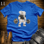 Gym Beast Deadlift White Elephant Royal Blue | Deadlift White Elephant Gym Beast Tee