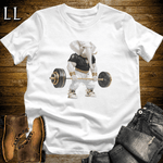 Gym Beast Deadlift White Elephant White | Deadlift White Elephant Gym Beast Tee