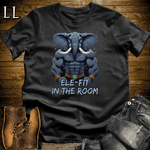 Gym Beast Elefit In The Room Black | Elefit In The Room Gym Beast Pun Tee