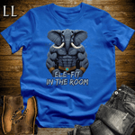 Gym Beast Elefit In The Room Royal Blue | Elefit In The Room Gym Beast Pun Tee