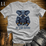 Gym Beast Elefit In The Room Sport Grey | Elefit In The Room Gym Beast Pun Tee